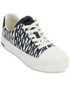 Dkny Women's York Lace-up Low-top Sneakers In Multi