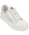 Dkny Women's York Lace-up Low-top Sneakers In White