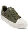 Dkny Women's York Lace Up Sneaker In Green