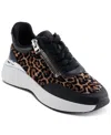 Dkny Zacata Platform Wedge Sneaker In Brown