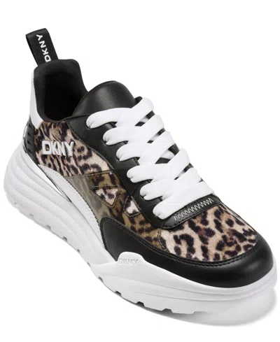 DKNY WOMEN'S ZANIRA LACE UP SNEAKER
