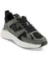 Dkny Zofi Womens Lace-up Manmade Casual And Fashion Sneakers In Gray