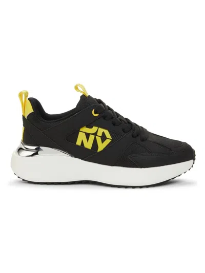 DKNY WOMEN'S ZOFI LOGO PLATFORM SNEAKERS