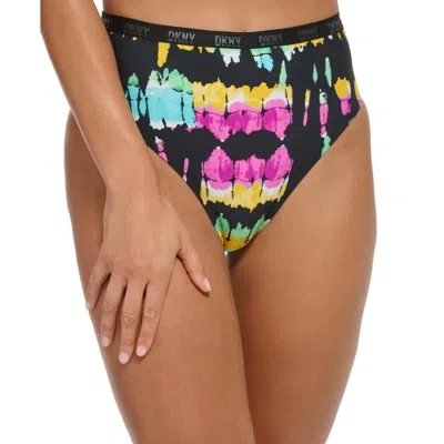 Dkny Womens Beachwear Summer Swim Bottom Separates In Black