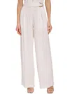 Dkny Womens Belted Suit Separate Wide Leg Pants In Multi