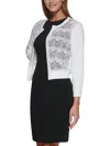 Dkny Open Front Cardigan With Lace Back, Created For Macy's In Multi