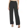 Dkny Straight Leg Crepe Cargo Pants In Black