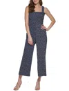 DKNY WOMENS CROPPED SLEEVELESS JUMPSUIT