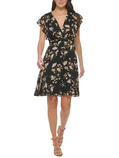 slim fit dress slacks Floral Fit & Flare Midi Dress | Fit and Flare