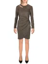 Dkny Womens Metallic Cut-out Bodycon Dress In Multi