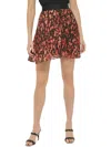 DKNY WOMENS SHUTTER PLEAT SHORT MINI SKIRT