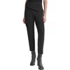 Dkny Women's Pyrn Foldover-waist Ankle Pants In Black