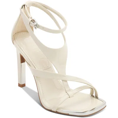 Dkny Womens Strappy Faux Leather Heels
