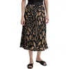 Dkny Pleated Hacci Knit Midi Skirt In Multi