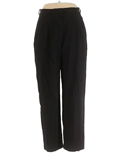 Pre-owned Dkny Wool Pants In Black