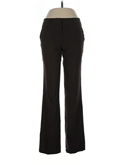 Pre-owned Dkny Wool Pants In Black