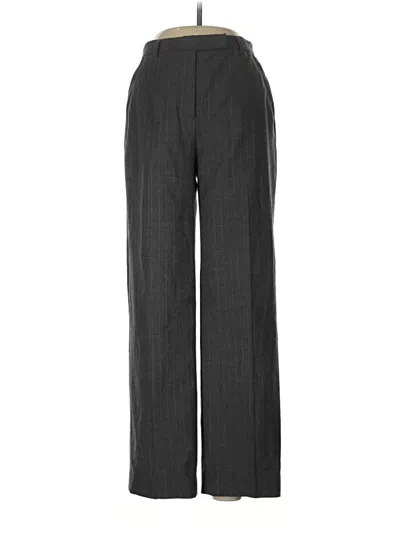Pre-owned Dkny Wool Pants In Gray