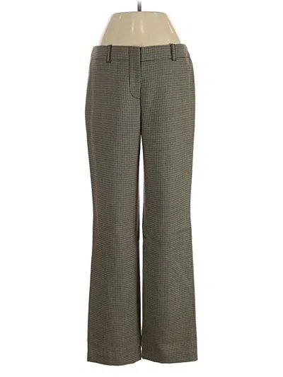 Pre-owned Dkny Wool Pants In Green