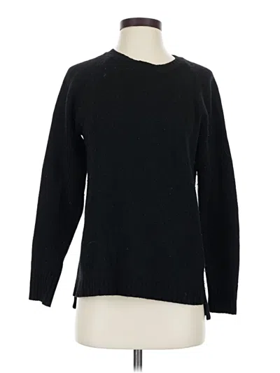 Pre-owned Dkny Wool Pullover Sweater In Black