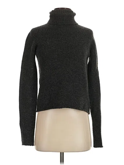 Pre-owned Dkny Wool Pullover Sweater In Gray