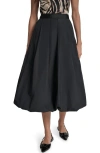 Dkny Woven A-line Bubble Skirt In Multi