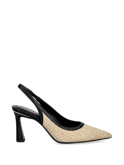 DKNY WOVEN SLINGBACK PUMPS