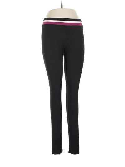 Pre-owned Dkny Yoga Pants In Black