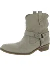 Dkny Zain Bootie Womens Suede Harness Booties In Multi