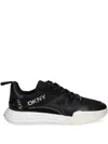 Dkny Zanira Logo Lettering Sneakers In Black