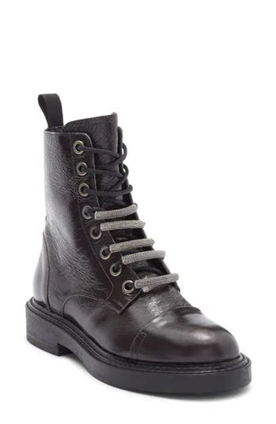 Dkny Zante Combat Boot In Gray