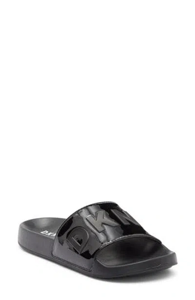 Dkny Zinna Pool Slide Sandal In Black