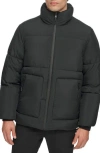 Dkny Zip Front Jacket In Black