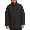 Dkny Zip Front Jacket In Black