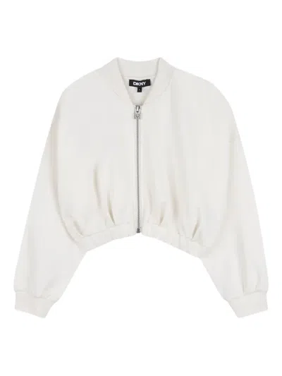 Dkny Kids' Zip Jacket In White