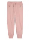 Dkny Zip-pocket Jogger Trousers In Pink