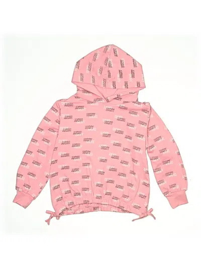 Pre-owned Dkny Kids' Zip Up Hoodie In Pink