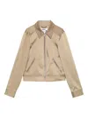Dkny Zip-up Jacket In Green