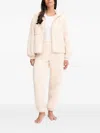 Dkny Zip-up Logo Loungewear Set (set Of Two) In Neutral