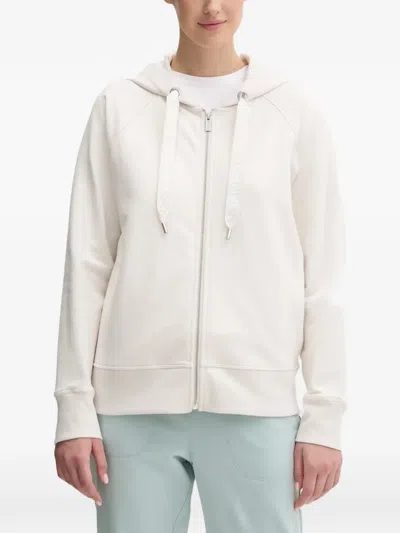 Dkny Zip-fastening Hoodie In White