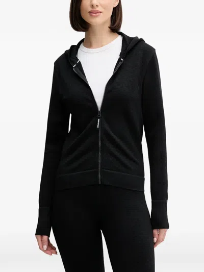 Dkny Zip-up Hoodie In Black