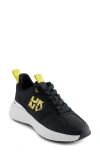 Dkny Zofi Platform Wedge Sneaker In Black