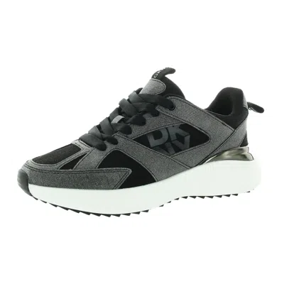 Dkny Zofi Womens Lace-up Manmade Casual And Fashion Sneakers In Multi