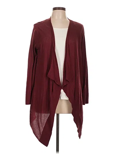 Pre-owned Dknyc Cardigan Sweater In Burgundy