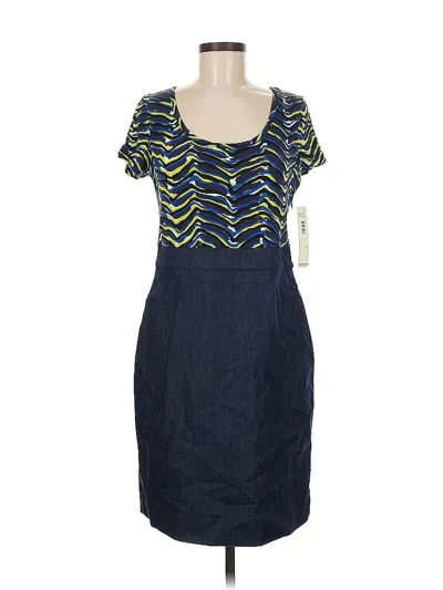 Pre-owned Dknyc Casual Dress In Blue