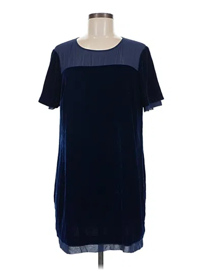 Pre-owned Dknyc Casual Dress In Blue