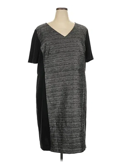 Pre-owned Dknyc Casual Dress In Gray