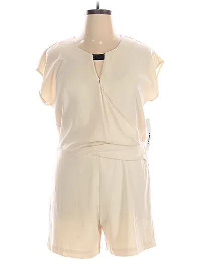 Pre-owned Dknyc Romper In Ivory
