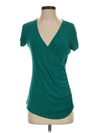 Pre-owned Dknyc Short Sleeve T-shirt In Teal