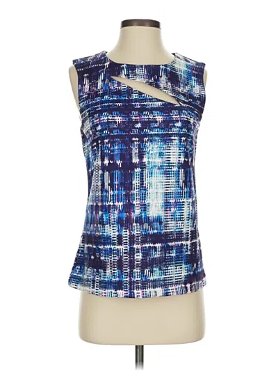 Pre-owned Dknyc Sleeveless Blouse In Blue