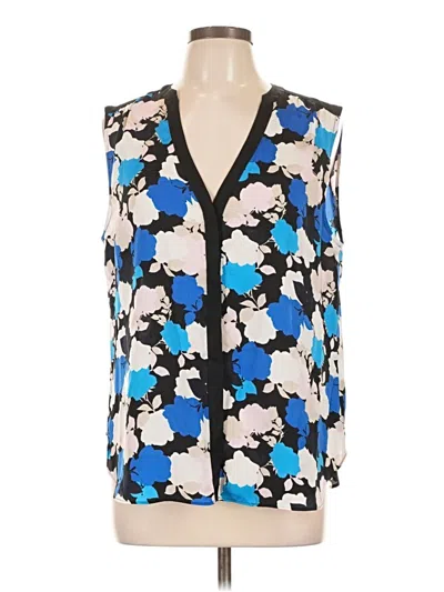 Pre-owned Dknyc Sleeveless Blouse In Blue